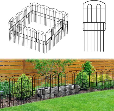 15 Pack Decorative Garden Fence No Dig Fencing,30in (H) x 15.7ft (L ...