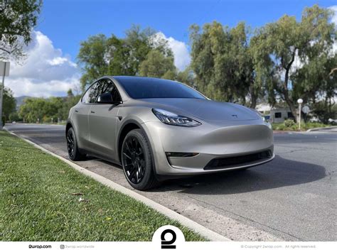 Tesla Model Y Matte Grey Wrap | 2wrap