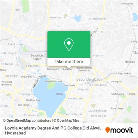 How to Get to Loyola Academy Degree And P.G.College,Old Alwal in ...