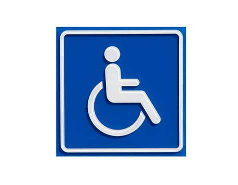 Printable Handicap Placard