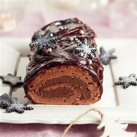 Tronco de Navidad espectacular con doble chocolate