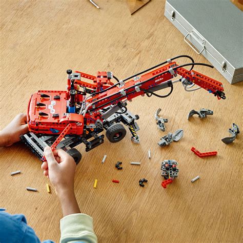 Buy LEGO Technic Material Handler 42144 Building Toy Set (835 Pieces ...