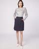 Buy Navy blue Skirts for Women by Not So Pink Online | Ajio.com