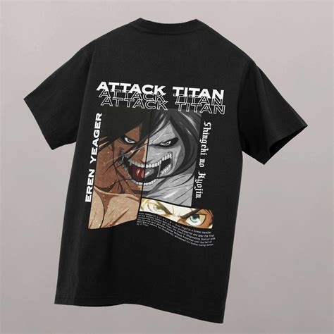 Eren Yeager| Attack On Titan Oversized T-shirt – Brainsick Biscuit