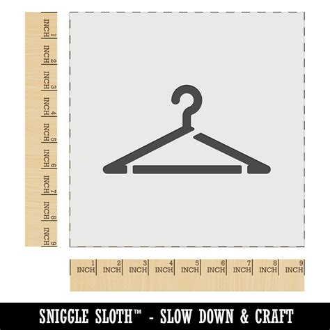 Clothes Hanger Laundry Wall Cookie DIY Craft Reusable Stencil | Michaels