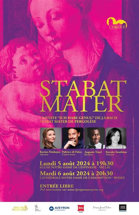 Stabat Mater de Pergolèse avec Karine Deshayes et Fabrice di Falco ...
