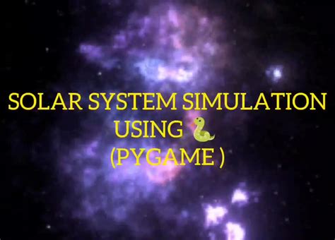 Image result for Python Solar System Simulation