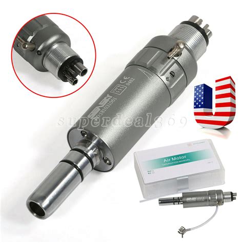 Buy Dental slow low speed push button contra angle air motor 2/4holes ...