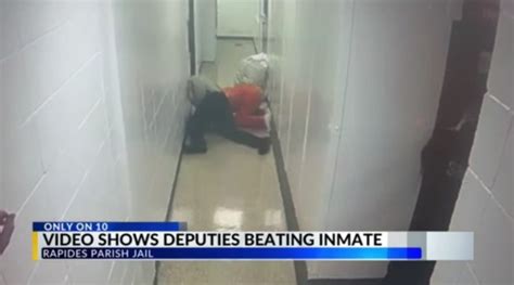 KLFY EXCLUSIVE: Video of deputies at Rapides Parish jail beating inmate ...