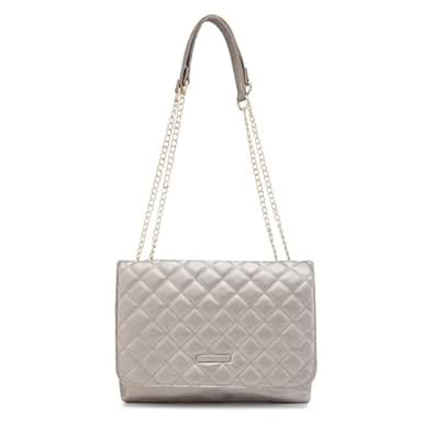 Caprese CUDDY SLING MEDIUM GUNMETAL : Amazon.in: Fashion