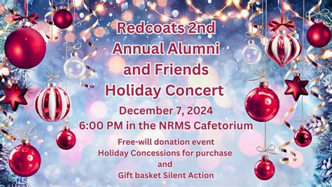 2nd Annual Redcoats Alumni and Friends Holiday Concert, North Ridge ...