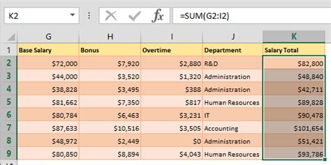 How to Copy Excel Formula 的图像结果