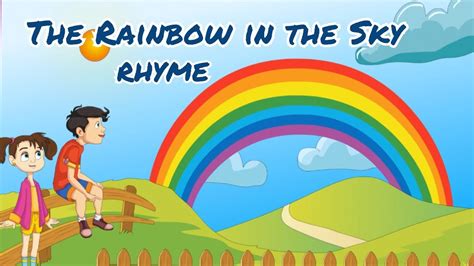 #RainbowRhyme The Rainbow in the sky Rhyme | Nursery Rhyme | PreSchool ...