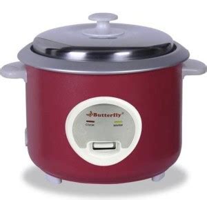 Butterfly STREAK 2.8 L CHERRY RED Electric Rice Cooker Price in India ...
