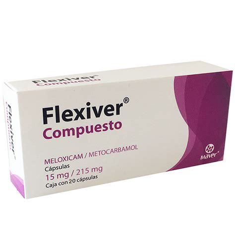 MELOXICAM/METOCARBAMOL FLEXIVER COMPUESTO C/20 – Super Farmacia Universal