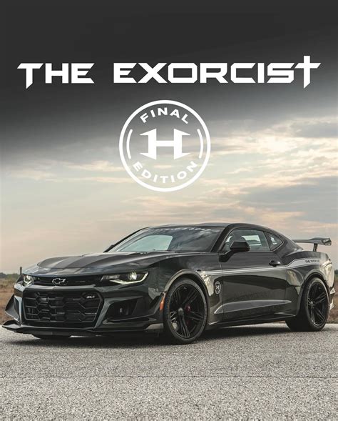 Chevy Camaro ZL1 Hennessey Exorcist Final Edition | Chevrolet camaro zl1, Camaro zl1, Chevrolet ...