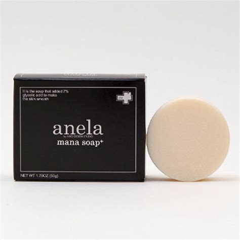 Anela Mana Soap Peeling soap with glycolic acid 7% against acne with ...