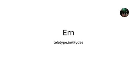 Ern — Teletype