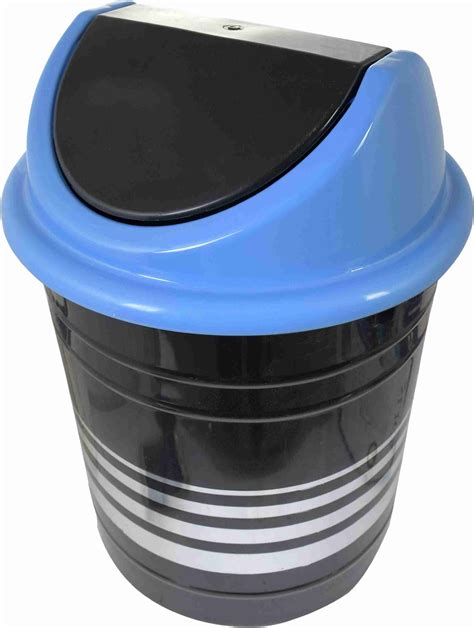 KUBER INDUSTRIES Plastic 2 Pieces Medium Size Swing Lid Garbage Waste ...