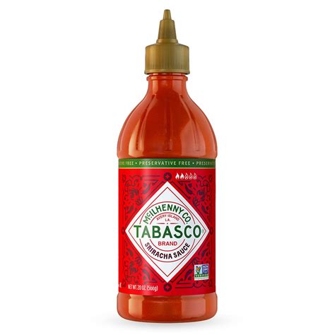 TABASCO® Sriracha (566g) - U.S.A, Non-GMO Project Verified, Vegan ...