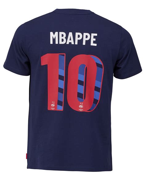 Buy Equipe de FRANCE de football FFF T-Shirt - Kylian MBAPPE - Official ...