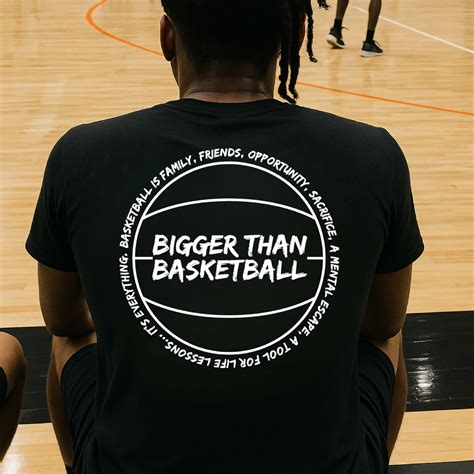 Beyond Basketball - T-Shirt - Black – Bigger Than Basketball