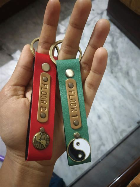 Buy Personalized Green Keychain Online