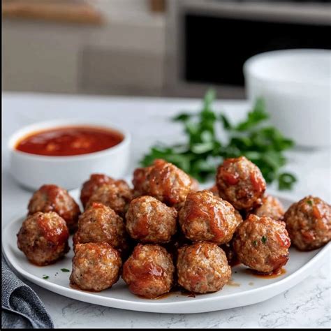 Juicy Air Fryer Meatballs