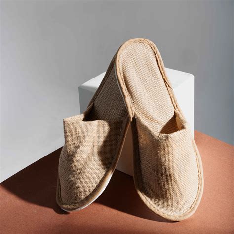 Jute Slippers | Eco friendly Slipper for Hotels Hospitals Airlines ...