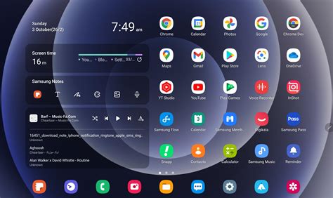 My tab s7 home screen setup, surprized with how good iphone 12 walls ...