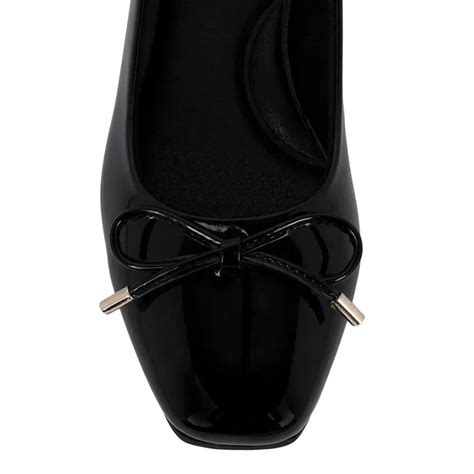 Buy Mary Savvy Black Flat | Lino Perros