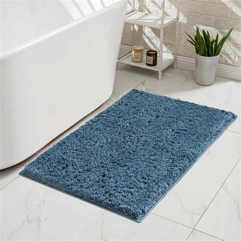 CozeCube Dusty Blue Bath mats review | Hello Bathrooms