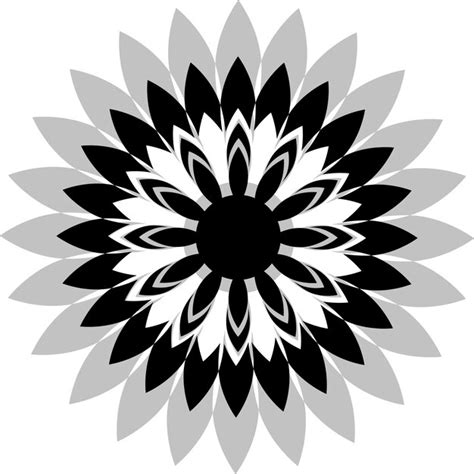 Mandala flower design decorative abstract texture illustration ...
