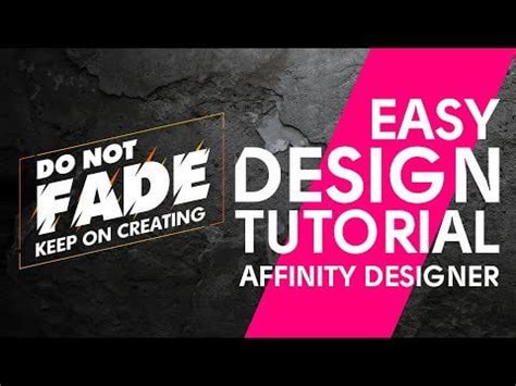 Image result for Beginning Tutorial Affinity