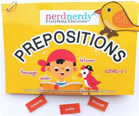 NerdNerdy Prepositions Level 2/TLM/English Vocabulary/Grammar/Hands on ...