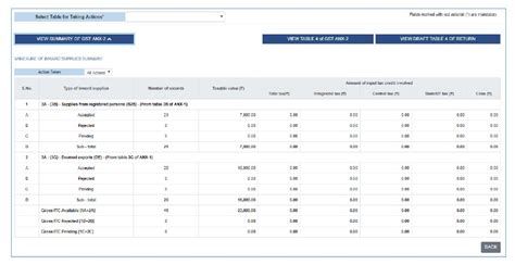Steps to Take Action in GST ANX-2 using the GST New Return Offline Tool