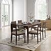 Porash Furniture Solid Sheesham Wood 6 Seater Dining Table with 6 ...