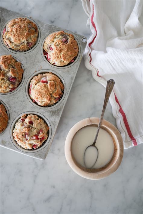 Fresh Strawberry and Lemon Muffins | A Bountiful Kitchen