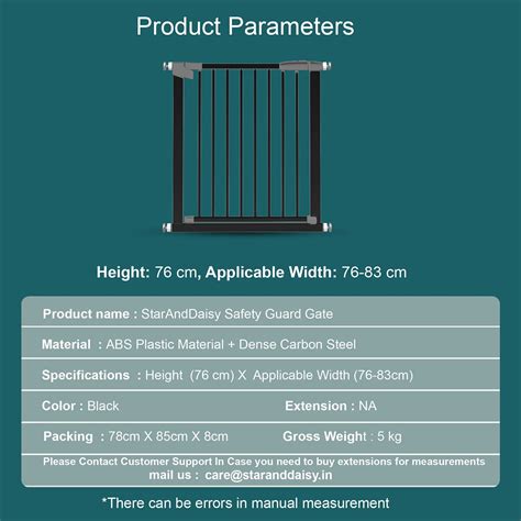 Metal Baby Gates - StarAndDaisy Kids Safety Gate & Stairs