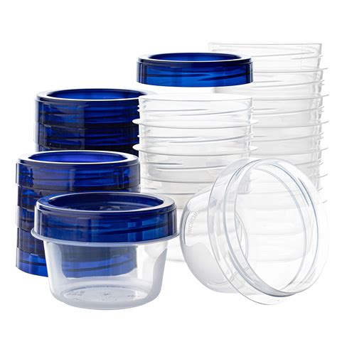 Amazon.com: PLASTICPRO [4 oz 12 Pack] Twist Top Deli Containers Clear ...