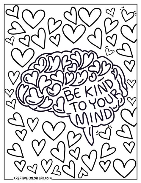 Kindness Coloring Pages Preschool