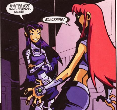 Blackfire and Starfire | Teen titans starfire, Teen titans characters ...