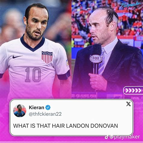 Landon Donovan Hair Transplant Landon Donovan's Unconventional Career