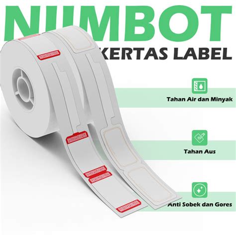 Jual Kertas Label Harga Perhiasan Khusus NIIMBOT B18, Tahan Air & Gores ...