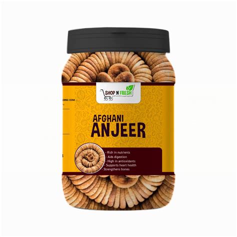 SHOP N FRESH Afghani Anjeer 400g | Natural Dried Figs | Soft, Sweet ...