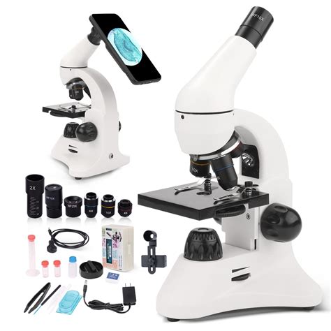 Buy LAKWAR Microscope,40X-2000X Compound Microscopes Set with Slides ...