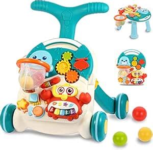 Rhyhorn Sit-to-Stand Learning Walker 2 in 1 Baby Push Walker with ...