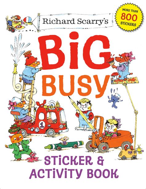 Richard Scarry's Big Busy Sticker & Activity Book: Scarry, Richard: 9780593426258: Amazon.com: Books