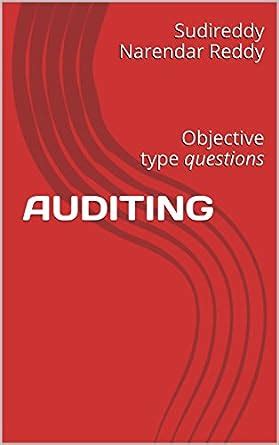 AUDITING: Objective type questions eBook : Reddy, Sudireddy Narendar ...