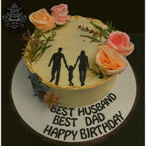 Happy Birthday Cake For Husband Romantic Birthday Cake With Name On It